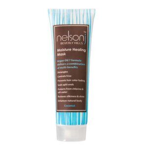 Nelson J Beverly Hills Moisture Healing Mask Argan Oil Hair 3.4oz NEW Coconut